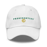 Presidential  White Hat (Green and Gold)