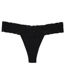 Sexy Lace Thongs for Women Thong Underwear Women Lace T-Back Panties Women Underwear Cotton Thongs Cheeky,10 Pack