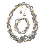 Kristin Pearl and Crystal Necklace - Presidential Brand (R)