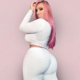 Leggings Women Gym High Waist Push Up Yoga Pants Jacquard Fitness Legging Running Trousers Woman Tight Sport Pants - Presidential Brand (R)