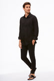 The Trotter Button Up  | Regular Fit Shirt | Obsidian - Presidential Brand (R)