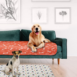 Washable Pet Diaper Mat Waterproof Dog Urine Pad Reusable Dogs Cat Diapers Pads Cute Paw Print Seat Cover Mats For Sofa Bed