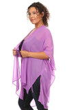 Plus Size Women's Front Tie Beach Dress Cove Up Swimwear Made in USA - Presidential Brand (R)