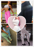 Leggings Women Gym High Waist Push Up Yoga Pants Jacquard Fitness Legging Running Trousers Woman Tight Sport Pants - Presidential Brand (R)