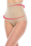 Ladies solid laser cut full brief waist control - Presidential Brand (R)