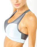 Copacabana Flex-Fit Racerback Sports Bra - Zinc - Presidential Brand (R)