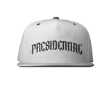 Silver Strap Blackletter Presidential Hat - Presidential Brand (R)
