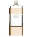 Supersonic 3 in 1 OTG Metal Usb Flash Drive pendrive For iPhone 6/6s/6Plus/7/7Plus/8/X Usb/Micro USB /Lightning for Android PC - Presidential Brand (R)