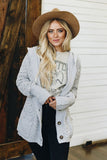 Only Want You Knit Hooded Cardigan - Presidential Brand (R)