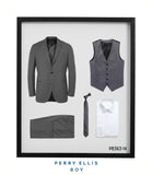 Perry Ellis Boys Suit Light Grey Suits For Boy's - Presidential Brand (R)