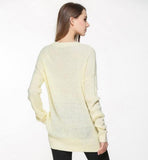 Womens Relaxed Fit Round Neck Sweater - Presidential Brand (R)