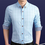 Mens Checkered Button Down Shirt In Red - Presidential Brand (R)