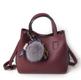 Womens Vegan Leather Small Tote Bag with Long Shoulder strap - Presidential Brand (R)