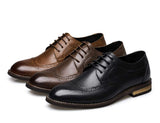Mens Classic Wingtip Oxford Shoes - Presidential Brand (R)