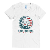 Presidential Chick Red Women's Crew Neck Tee - Presidential Brand (R)