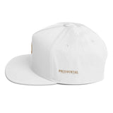 Presidential P Gold Flat Bill Cap - Presidential Brand (R)