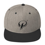 Presidential P LOGO Black Snapback Hat - Presidential Brand (R)