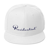 Presidential Cursive P On Back | Snapback Hat - Presidential Brand (R)