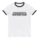 Presidential Lifestyle Black Ringer T-Shirt - Presidential Brand (R)