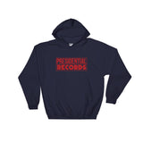 Presidential Records Red Hooded Sweatshirt - Presidential Brand (R)