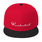Presidential White Snapback Hat - Presidential Brand (R)
