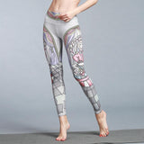 Women Leggings Gym Elastic Fitness Long Tights - Presidential Brand (R)
