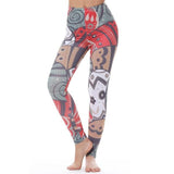 Unicorn Leggings Women Leggins Fitness Legging Sexy Pants 3d Printed Rainbow Star Cat Donuts - Presidential Brand (R)