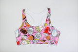 Cartoon Print Yoga Fitness Suits Tank Crop Top High Waist Pants Sportswear Fitness Tracksuit Running Sports Gym Workout Clothes - Presidential Brand (R)