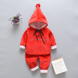 Baby Boys Girls Autumn Warm WaistCoat Sweatshirt Pants 3Pcs Infant Kids Children Sports Suit Toddler - Presidential Brand (R)