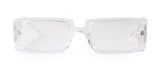 Trendy Rectangle Sunglasses Women Brand Design Black Thick Frame Fashion 90s Cool Sun Glasses Shades Female - Presidential Brand (R)