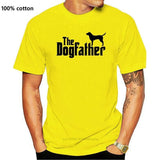 K9 Printed T Shirt Short Sleeve Men The Dogfather  K9 Lover Trainer Dog Puppy Cool Tee - Presidential Brand (R)