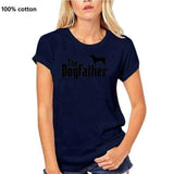 K9 Printed T Shirt Short Sleeve Men The Dogfather  K9 Lover Trainer Dog Puppy Cool Tee - Presidential Brand (R)