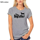 K9 Printed T Shirt Short Sleeve Men The Dogfather  K9 Lover Trainer Dog Puppy Cool Tee - Presidential Brand (R)