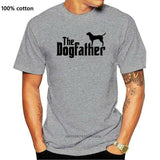 K9 Printed T Shirt Short Sleeve Men The Dogfather  K9 Lover Trainer Dog Puppy Cool Tee - Presidential Brand (R)