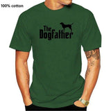 K9 Printed T Shirt Short Sleeve Men The Dogfather  K9 Lover Trainer Dog Puppy Cool Tee - Presidential Brand (R)