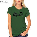 K9 Printed T Shirt Short Sleeve Men The Dogfather  K9 Lover Trainer Dog Puppy Cool Tee - Presidential Brand (R)