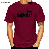 K9 Printed T Shirt Short Sleeve Men The Dogfather  K9 Lover Trainer Dog Puppy Cool Tee - Presidential Brand (R)