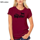 K9 Printed T Shirt Short Sleeve Men The Dogfather  K9 Lover Trainer Dog Puppy Cool Tee - Presidential Brand (R)