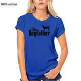 K9 Printed T Shirt Short Sleeve Men The Dogfather  K9 Lover Trainer Dog Puppy Cool Tee - Presidential Brand (R)