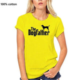 K9 Printed T Shirt Short Sleeve Men The Dogfather  K9 Lover Trainer Dog Puppy Cool Tee - Presidential Brand (R)