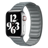 Leather Link strap for Apple watch band 40mm 44mm 38mm 42mm magnetic bracelet correa iwatch band Apple watch series 6 se 5 4 3 2 - Presidential Brand (R)