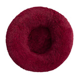 Plush Dog Bed Cushion 40-100cm Dogs Bed House Pet Round Cushion Bed Pet Kennel Super Soft Fluffy Comfortable for Cat Dog House