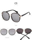 Steampunk Sunglasses Men Women Brand Designer Gothic Style Round Frame Eagle Claw Sun Glasses Punk Shades Male UV400 - Presidential Brand (R)