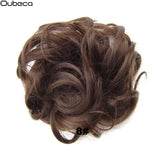 Oubeca Synthetic Flexible Hair Buns Curly Scrunchy Chignon Elastic Messy Wavy Scrunchies Wrap For Ponytail Extensions For Women - Presidential Brand (R)