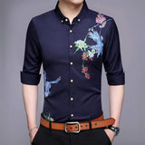 Mens Long Sleeve Pattern Shirt - Presidential Brand (R)
